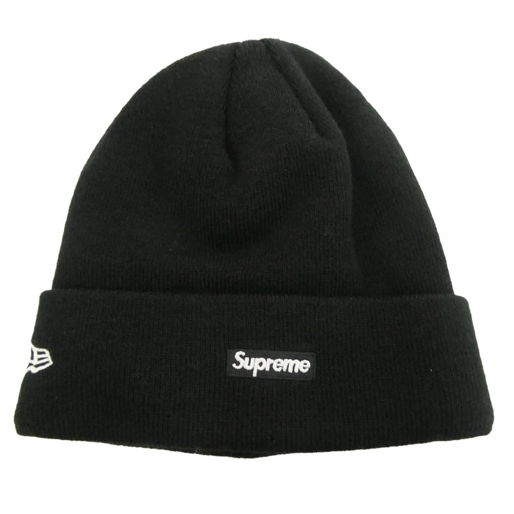 Supreme シュプリーム NEW ERA ニューエラ 19AW × NEW ERA ニューエラ S Logo Beanie Sロゴ ビーニー ニットキャップ ブラック系【中古】