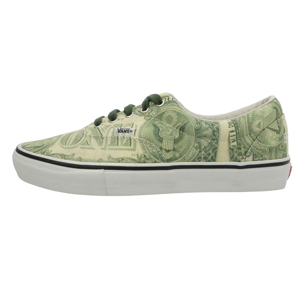 Supreme シュプリーム 23SS VN0A5FC9GRN x Vans ヴァンズ バンズ Dollar Era ダラー エラ スニーカー グリーン系 マルチカラー系 29cm【極上美品】【中古】