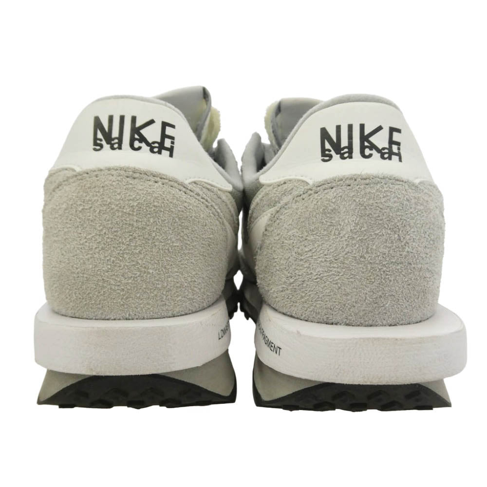 NIKE ナイキ Sacai サカイ FRAGMENT DESIGN フラグメントデザイン DH2684-001 × fragment × sacai LD Waffle Light Smoke Grey ワッフル ライトスモークグレー ローカット スニーカー グレー系 ホワイト系 27.5cm【中古】