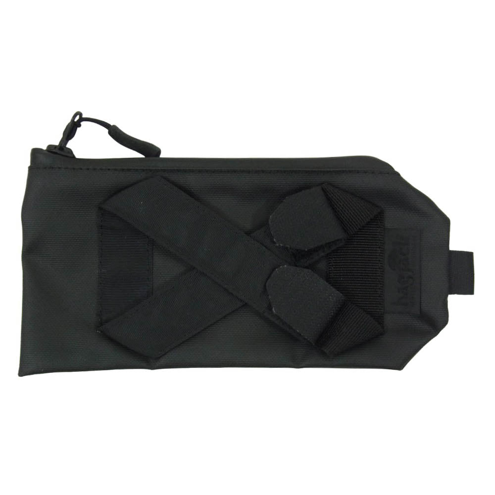 バッグジャック PURSE X-STRAP 外付け ポーチ ハイグロッシー ブラック系【美品】【中古】