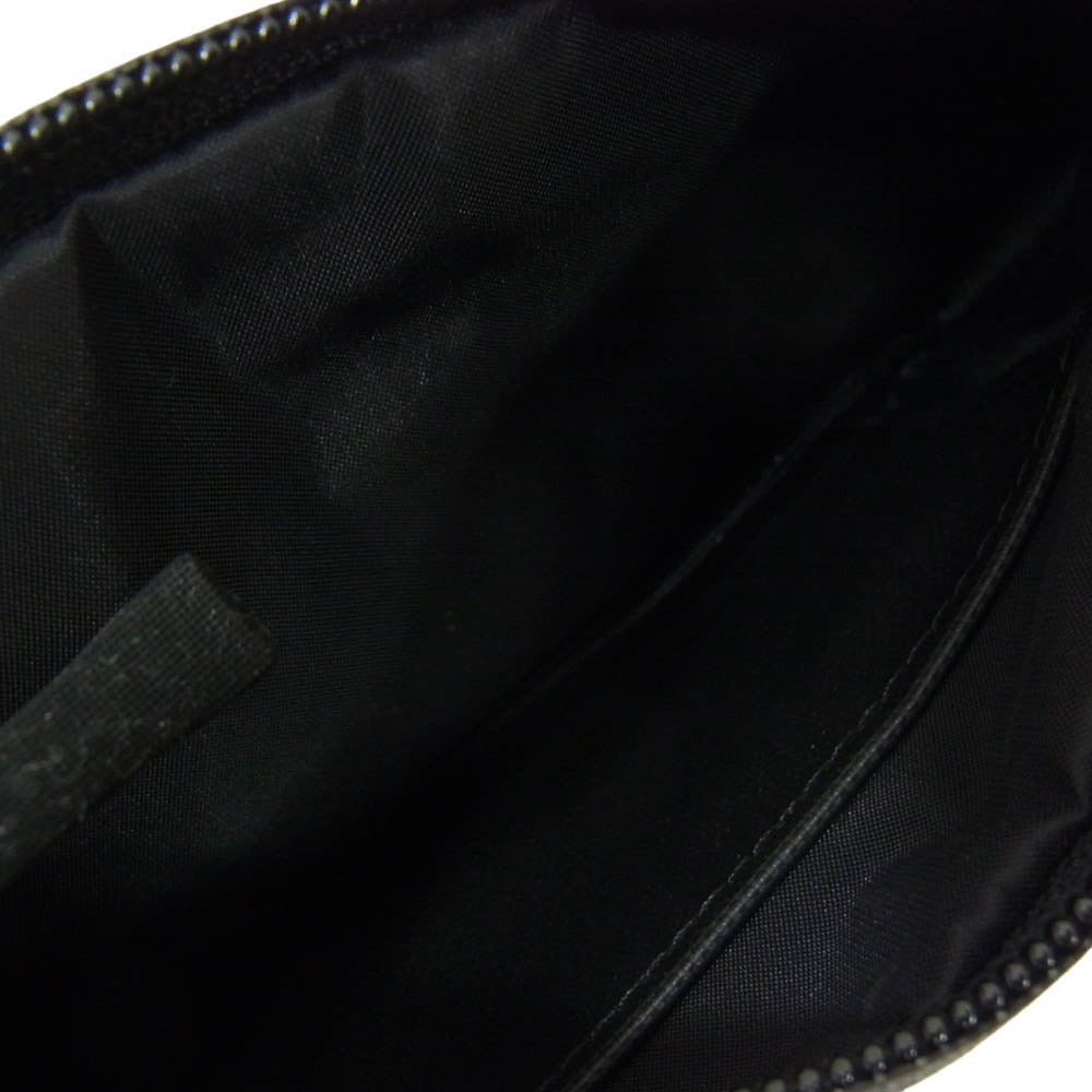 バッグジャック PURSE X-STRAP 外付け ポーチ ハイグロッシー ブラック系【美品】【中古】