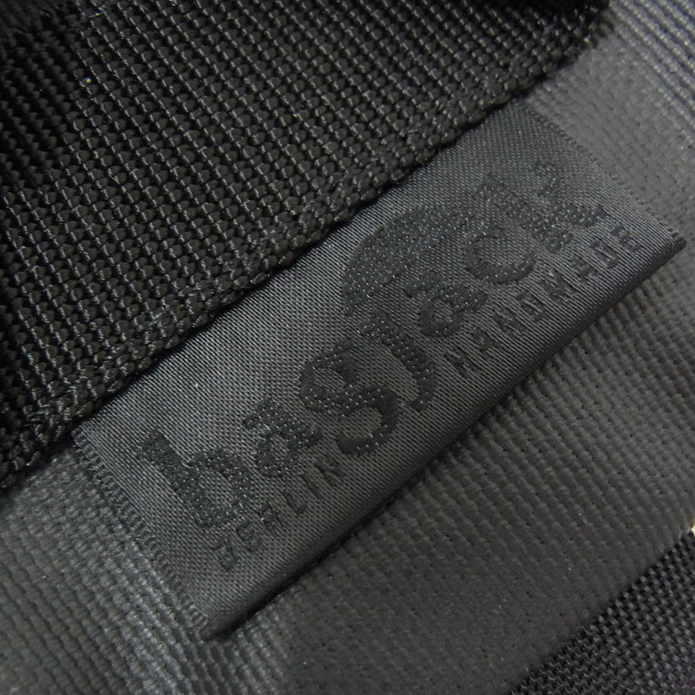 バッグジャック PURSE X-STRAP 外付け ポーチ ハイグロッシー ブラック系【美品】【中古】