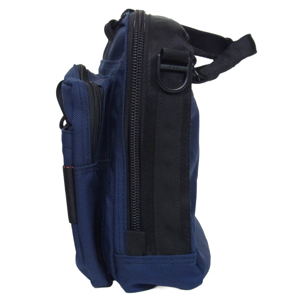 BRIEFING ブリーフィング USA製 A4 LINER 2WAY ブリーフケース ショルダー バッグ ネイビー系【中古】