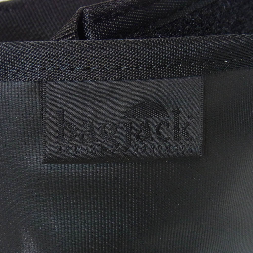 バッグジャック TOMORROWLAND トゥモローランド CARGO BAG L カーゴバッグ ハイグロッシー ブラック系【美品】【中古】