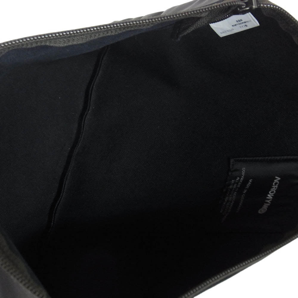 バッグジャック ACRONYM アクロニウム 3A-E1 L x ACRONYM アクロニウム Large Zippered Envelope クラッチバッグ ブラック系【中古】