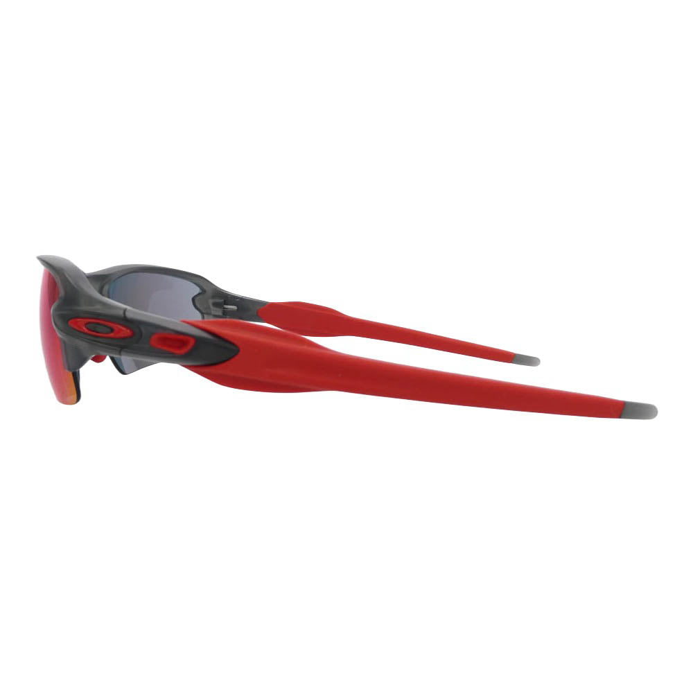OAKLEY オークリー OO9271-03 アジアフィット FLAK 2.0 フラック サングラス アイウェア グレー系 レッド系 61□12 133【中古】
