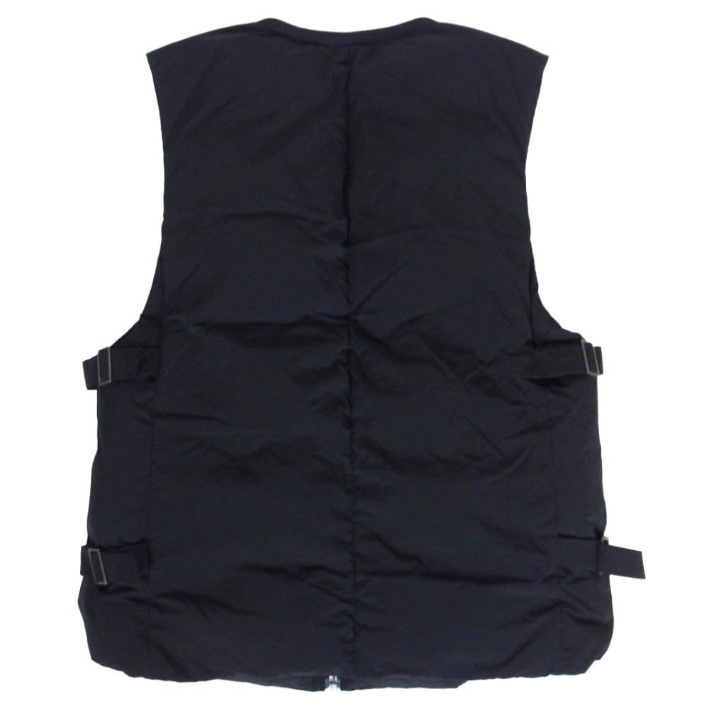 ジャックムス LE GILET CAROZZU ジップアップ ナイロン 中綿 ベスト ブラック系 46【中古】