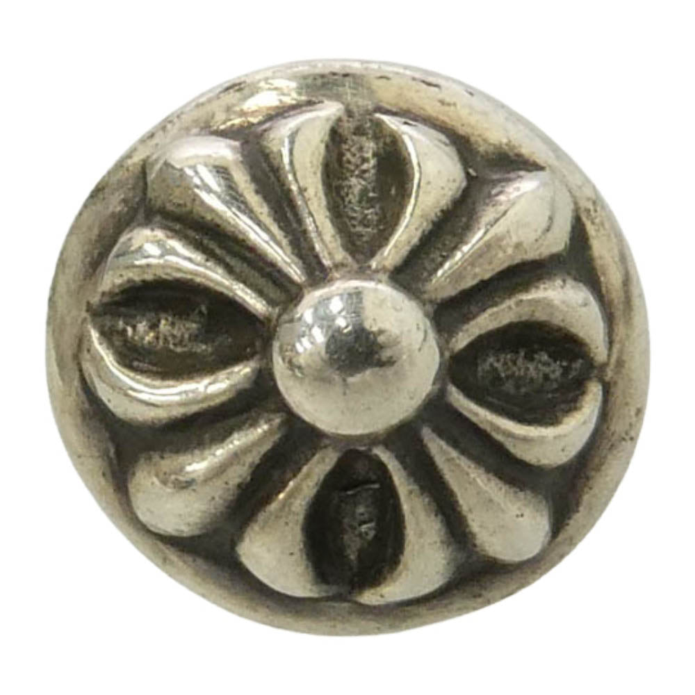 CHROME HEARTS クロムハーツ（原本有） STUD CRSBLL クロスボール スタッド ピアス シルバー系【中古】