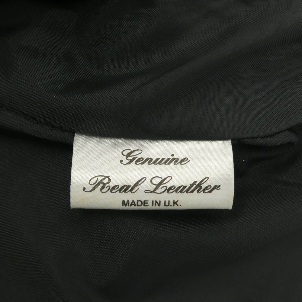 トリプルシックス LJM-10TF タイトフィット フロントベルト ライダース ジャケット ブラック系 34【中古】