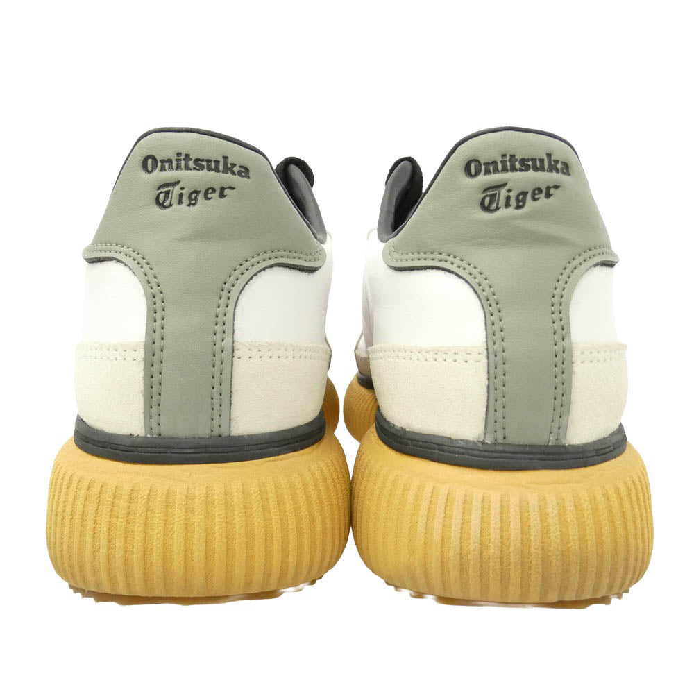ONITSUKA TIGER オニツカタイガー F450922 DELECITY デレシティ ローカット スニーカー ホワイト系 ライトブラウン系 26.5cm【中古】
