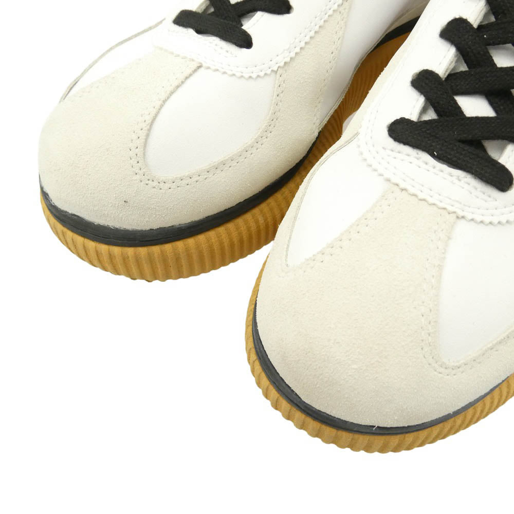 ONITSUKA TIGER オニツカタイガー F450922 DELECITY デレシティ ローカット スニーカー ホワイト系 ライトブラウン系 26.5cm【中古】