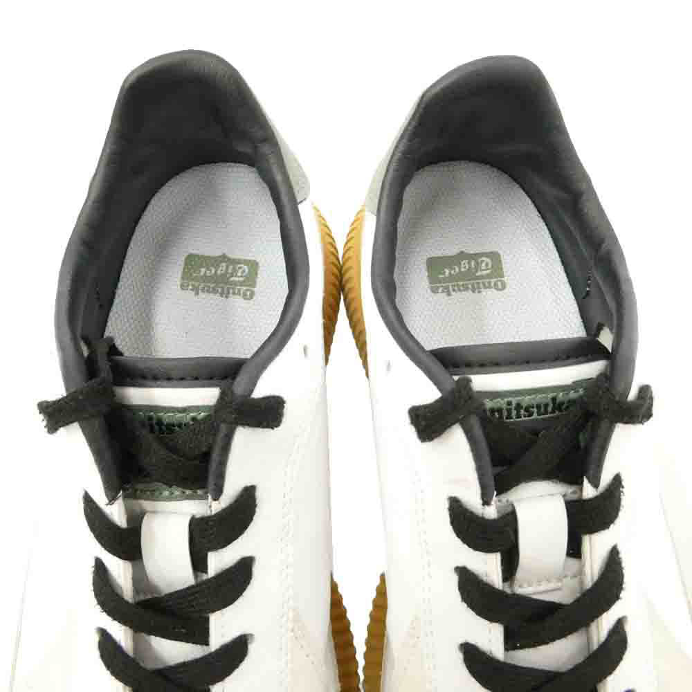 ONITSUKA TIGER オニツカタイガー F450922 DELECITY デレシティ ローカット スニーカー ホワイト系 ライトブラウン系 26.5cm【中古】