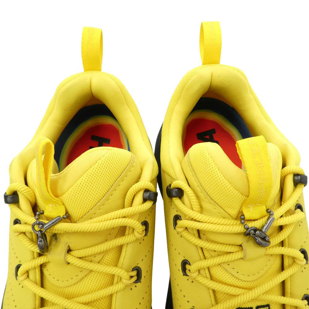 HOKA ONE ONE ホカ オネオネ 1171360-ZTB × Spencer Badu スペンサー バドゥ ELEVON X エレヴォン ローカット スニーカー ブラック系 イエロー系 26.5cm【中古】