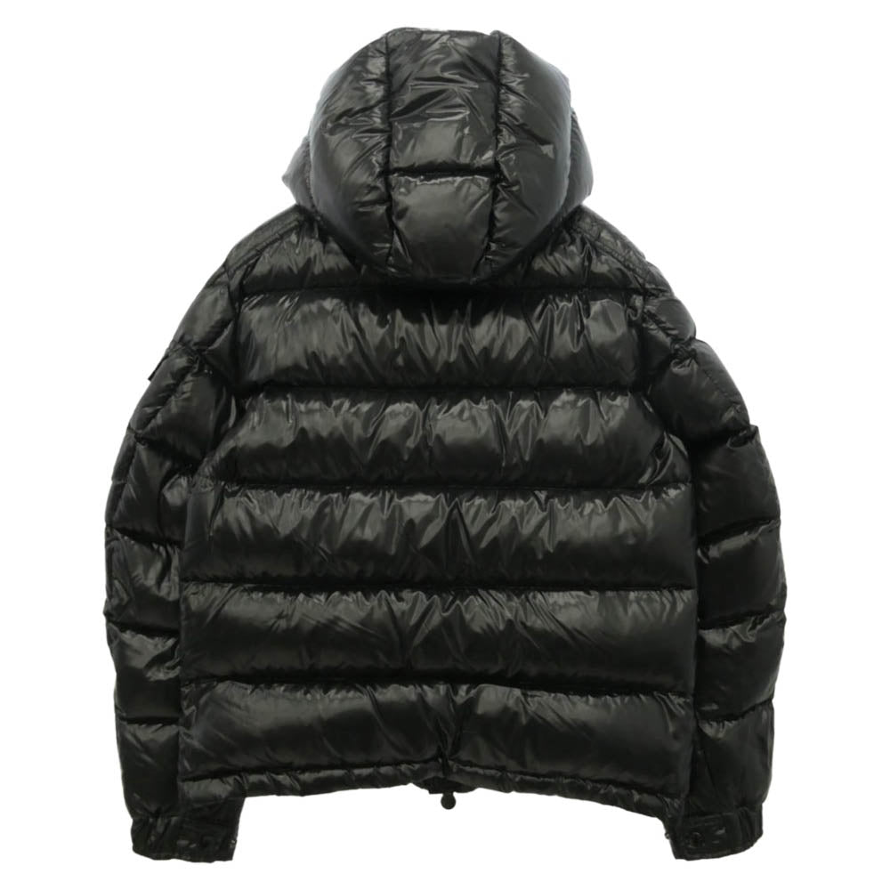 MONCLER モンクレール 16AW B20914036605 MAYA GIUBBOTTO マヤ ジップアップ フーデッド ナイロン ダウンジャケット フード着脱可能 3 ブラック系 2【中古】