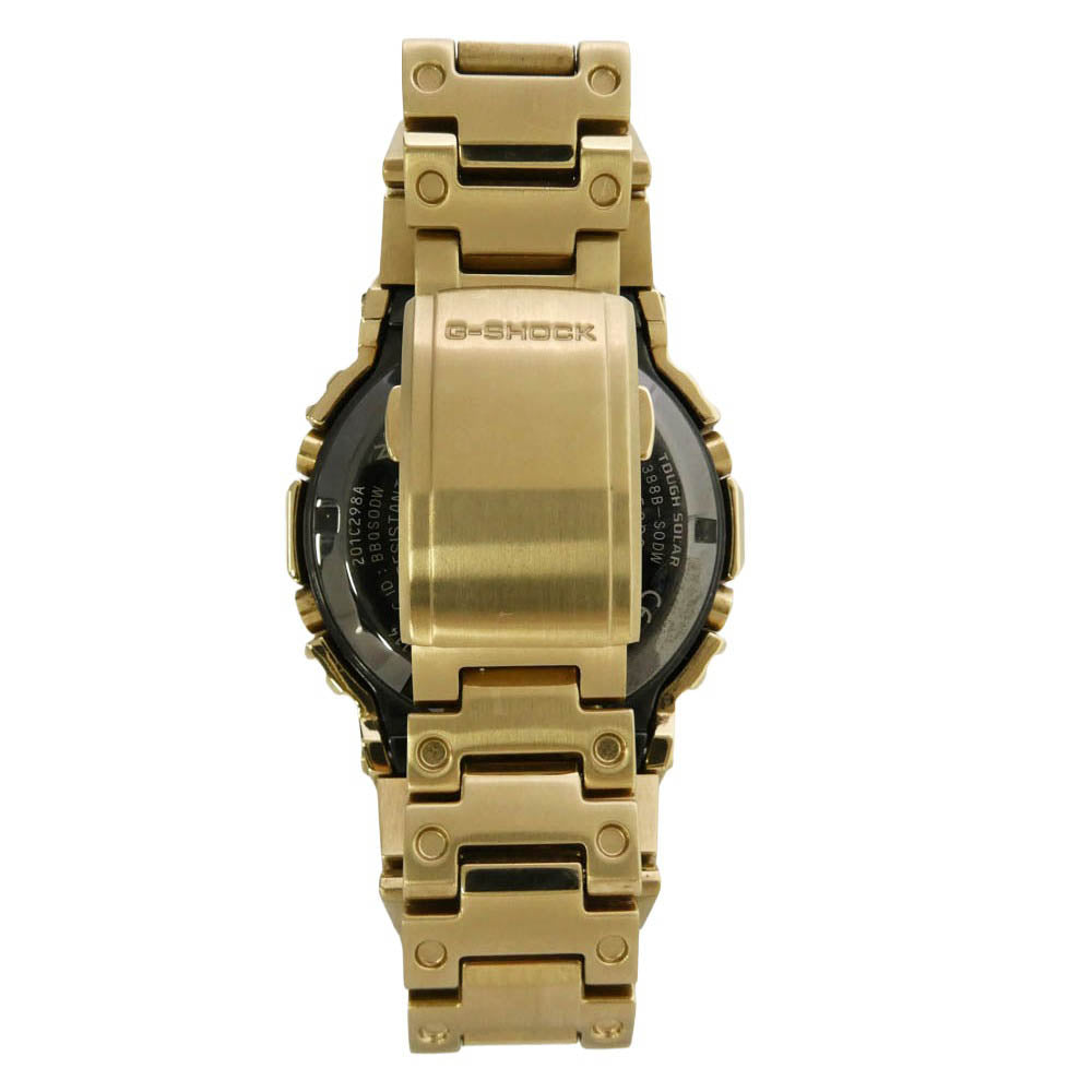 CASIO G-SHOCK カシオ ジーショック GMW-B5000GD-9JF タフソーラー フルメタル 20気圧防水 SS ゴールドカラー Bluetooth メンズ 腕時計 FULL METAL 5000 SERIES ゴールド系【中古】