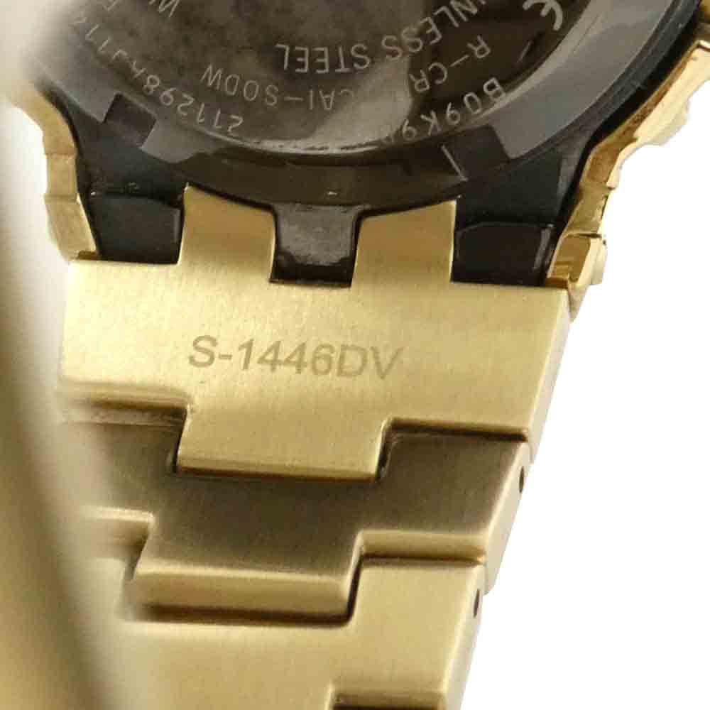 CASIO G-SHOCK カシオ ジーショック GMW-B5000GD-9JF タフソーラー フルメタル 20気圧防水 SS ゴールドカラー Bluetooth メンズ 腕時計 FULL METAL 5000 SERIES ゴールド系【中古】