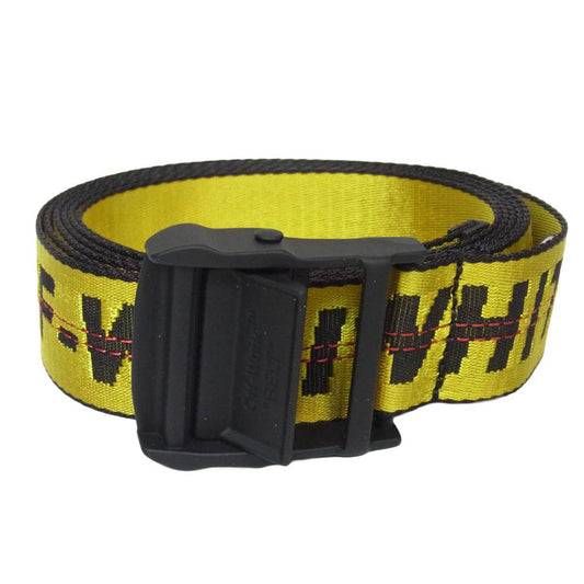 OFF-WHITE オフホワイト INDUSTRIAL BELT ロング ガチャベルト イエロー系【中古】