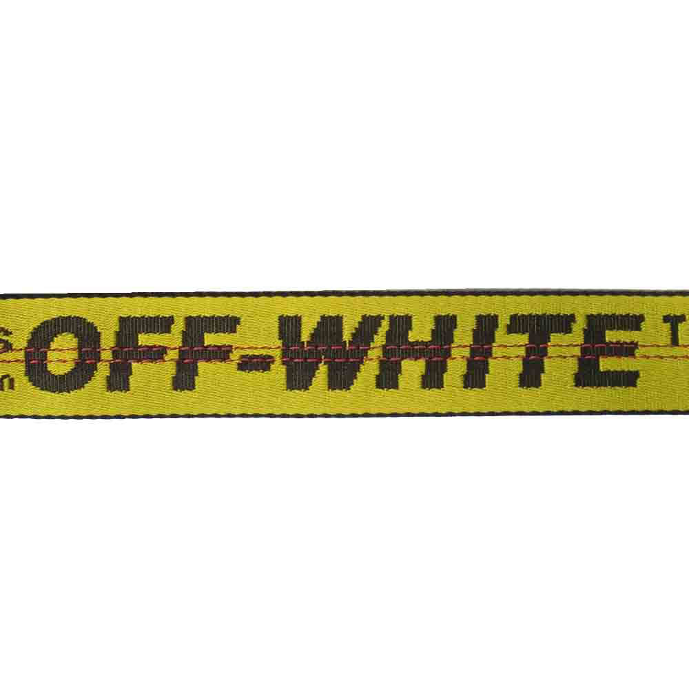 OFF-WHITE オフホワイト INDUSTRIAL BELT ロング ガチャベルト イエロー系【中古】