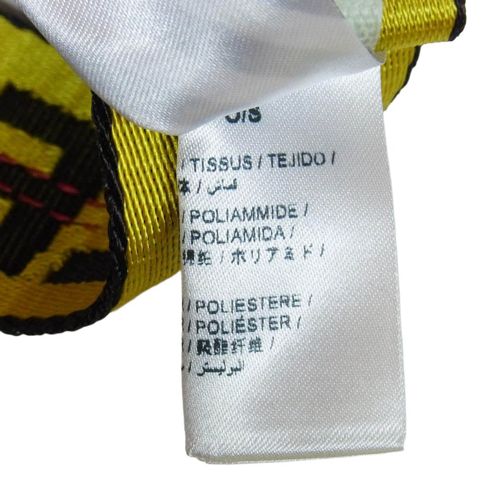 OFF-WHITE オフホワイト INDUSTRIAL BELT ロング ガチャベルト イエロー系【中古】