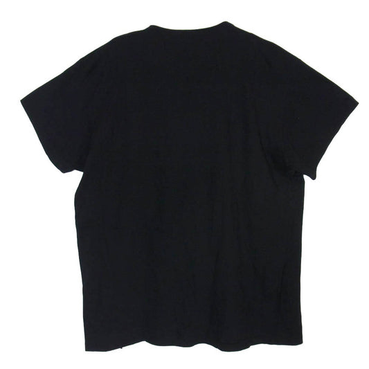 Yohji Yamamoto POUR HOMME ヨウジヤマモトプールオム 20SS HN-T30-876 コーマ 天竺 変形 半袖ヘンリーネック Tシャツ 半袖 カットソー ブラック系 3【中古】