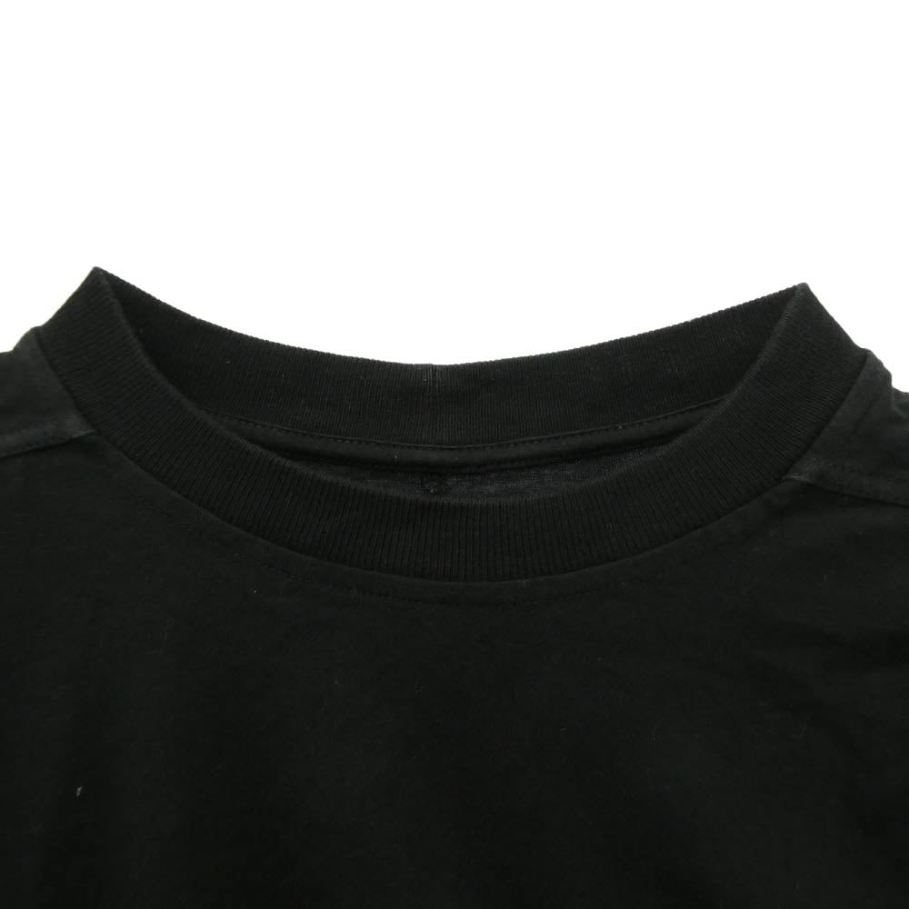 Rick Owens リックオウエンス 18SS RU18S5282-JA CREWNECK SHORT SLEEVES クルーネック 半袖 Tシャツ カットソー ブラック系 BLACK S【中古】