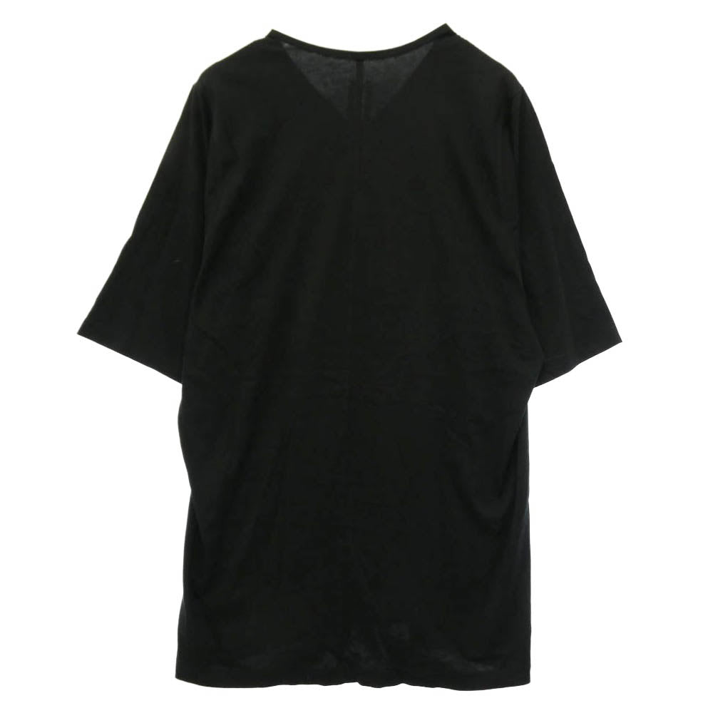 Rick Owens リックオウエンス 17SS DU17S5275-RNGEO DRKSHDW ダークシャドウ オーバーサイズ 半袖 Tシャツ カットソー ブラック系 BLK ONE SIZE【中古】