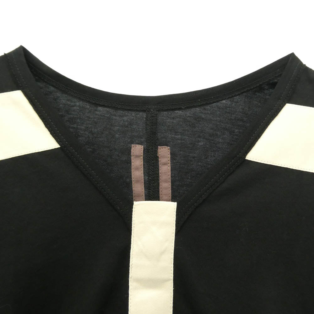 Rick Owens リックオウエンス 17SS DU17S5275-RNGEO DRKSHDW ダークシャドウ オーバーサイズ 半袖 Tシャツ カットソー ブラック系 BLK ONE SIZE【中古】