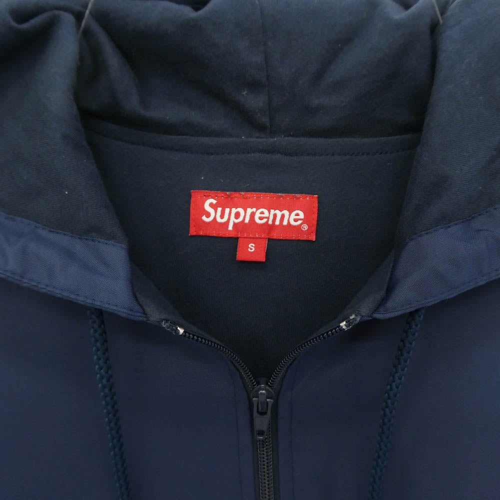 Supreme シュプリーム 16SS Nylon Ripstop Pullover ナイロン プルオーバー ジャケット ネイビー系 S【中古】