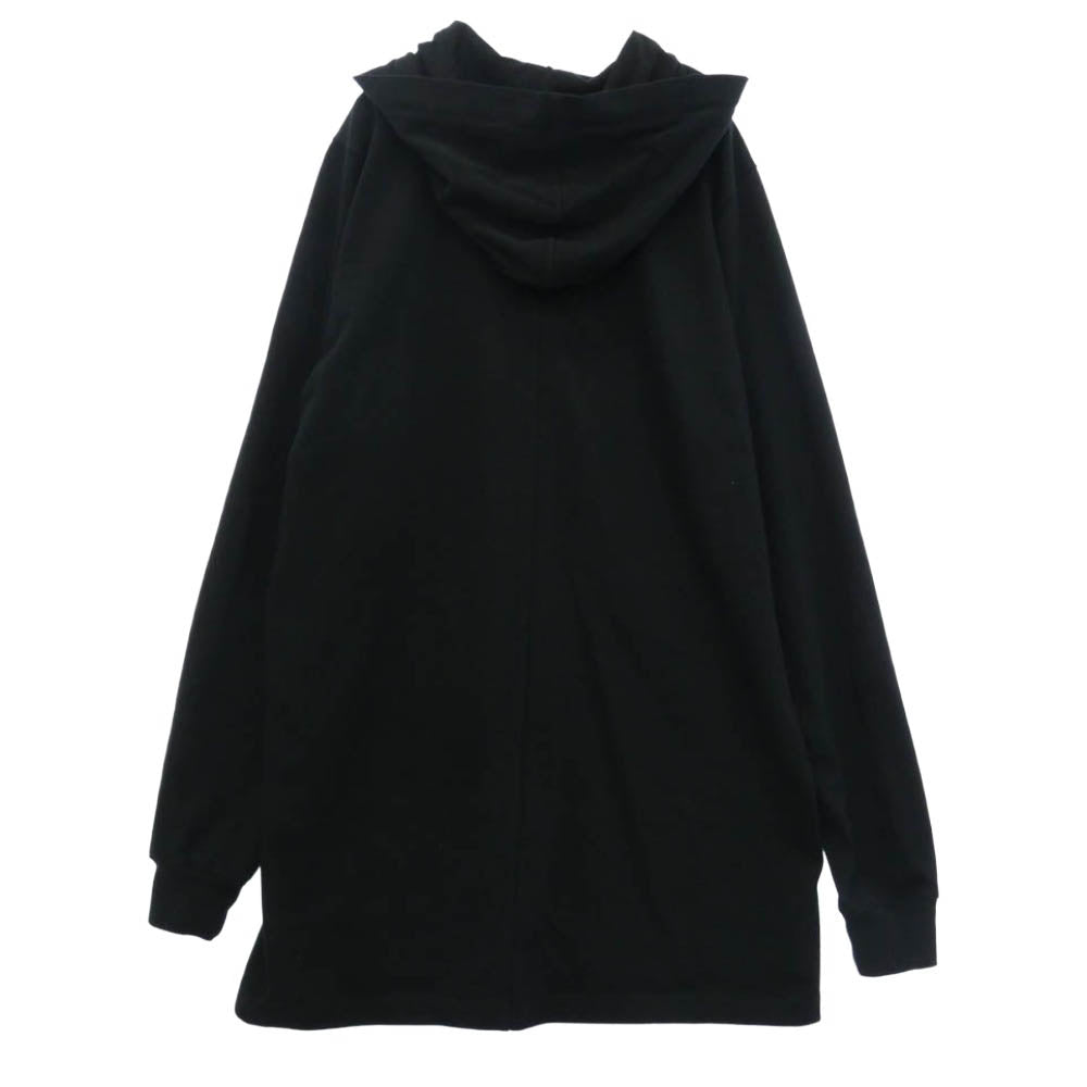 Rick Owens リックオウエンス 17AW RU17F8285-BA GLITTER期 コットンプルオーバー ロングパーカー フーディー ブラック系 S【中古】