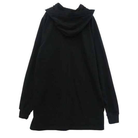 Rick Owens リックオウエンス 17AW RU17F8285-BA GLITTER期 コットンプルオーバー ロングパーカー フーディー ブラック系 S【中古】