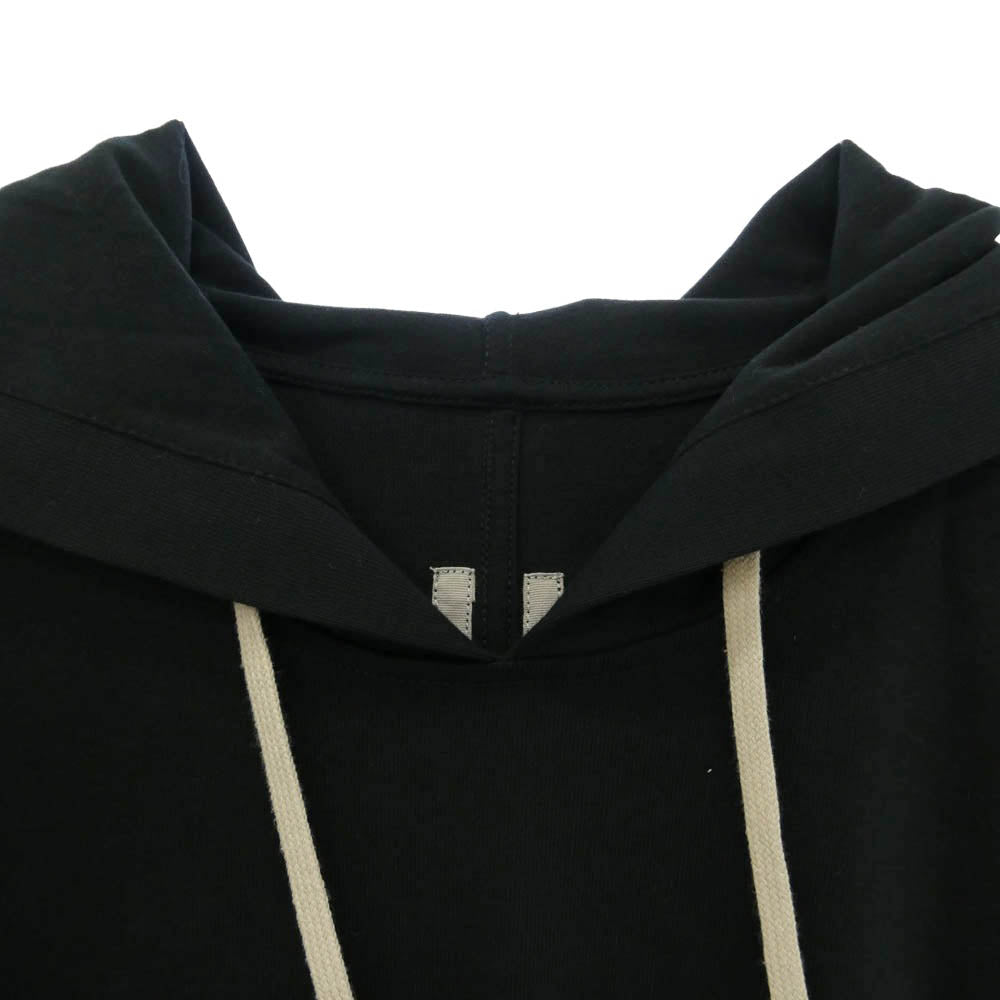 Rick Owens リックオウエンス 17AW RU17F8285-BA GLITTER期 コットンプルオーバー ロングパーカー フーディー ブラック系 S【中古】