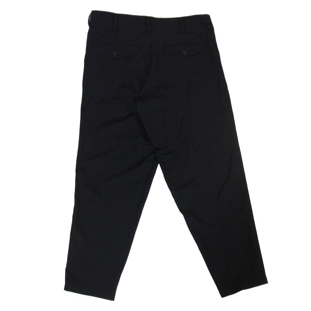 Yohji Yamamoto POUR HOMME ヨウジヤマモトプールオム 20AW HR-P84-506 SIGNATURE EMBROIDERY STRING PANTS ロゴ 刺繍 シグネチャー パンツ ブラック系 2【中古】