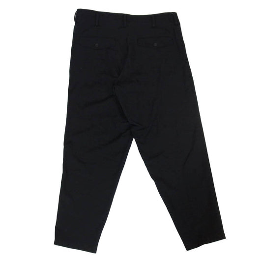 Yohji Yamamoto POUR HOMME ヨウジヤマモトプールオム 20AW HR-P84-506 SIGNATURE EMBROIDERY STRING PANTS ロゴ 刺繍 シグネチャー パンツ ブラック系 2【中古】