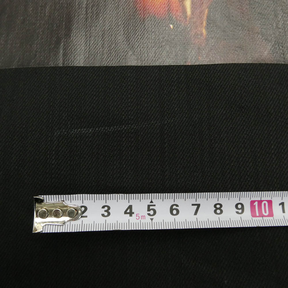 RAF SIMONS ラフシモンズ 18AW 182-247 DENIM EASY FIT SHIRT COUPLE バックプリント デニム イージーフィット シャツ ブラック系 ONE SIZE【中古】