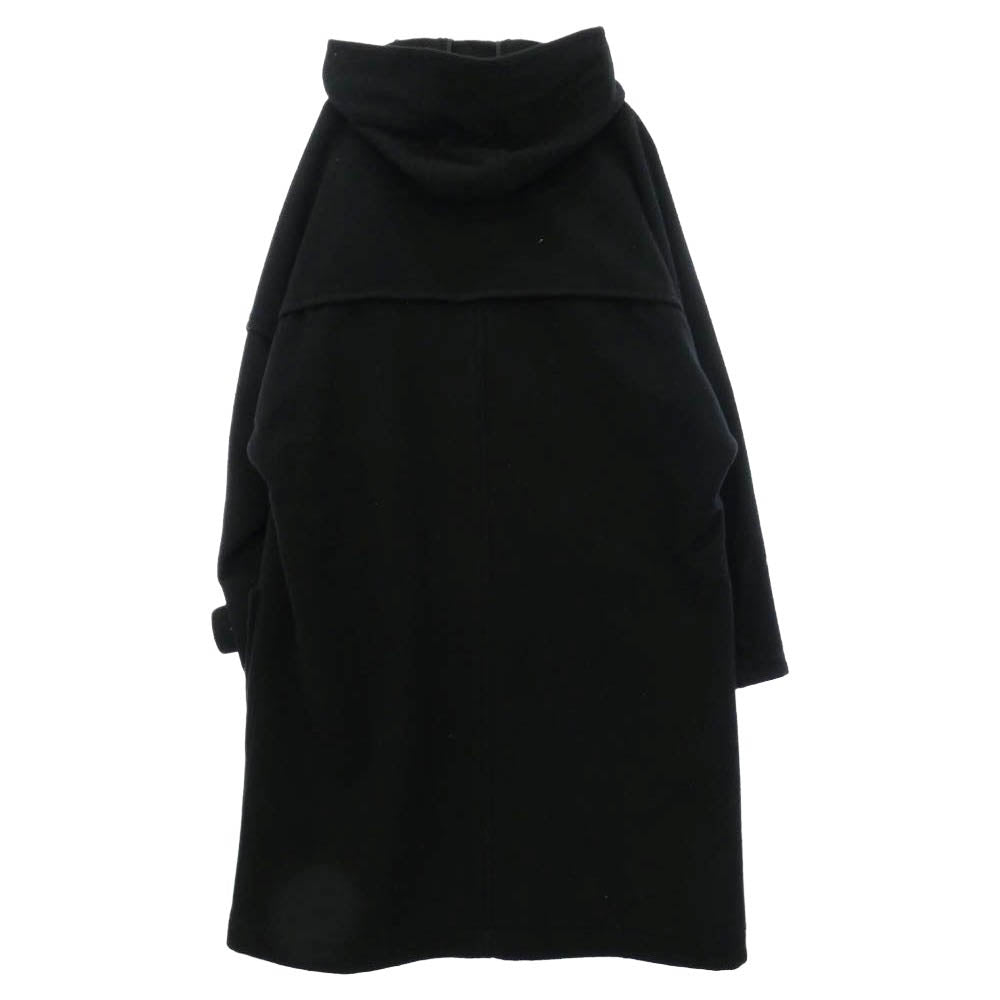 Yohji Yamamoto POUR HOMME ヨウジヤマモトプールオム 19AW HC-C12-108 4B Doble double Hooded Coat ウール ダブル フーデッド コート ブラック系 1【中古】