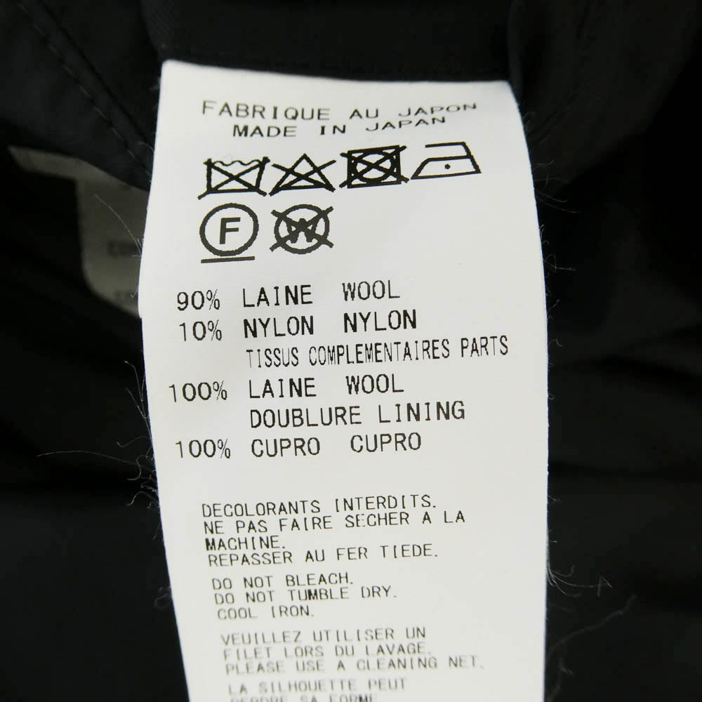 Yohji Yamamoto POUR HOMME ヨウジヤマモトプールオム 19AW HC-C12-108 4B Doble double Hooded Coat ウール ダブル フーデッド コート ブラック系 1【中古】
