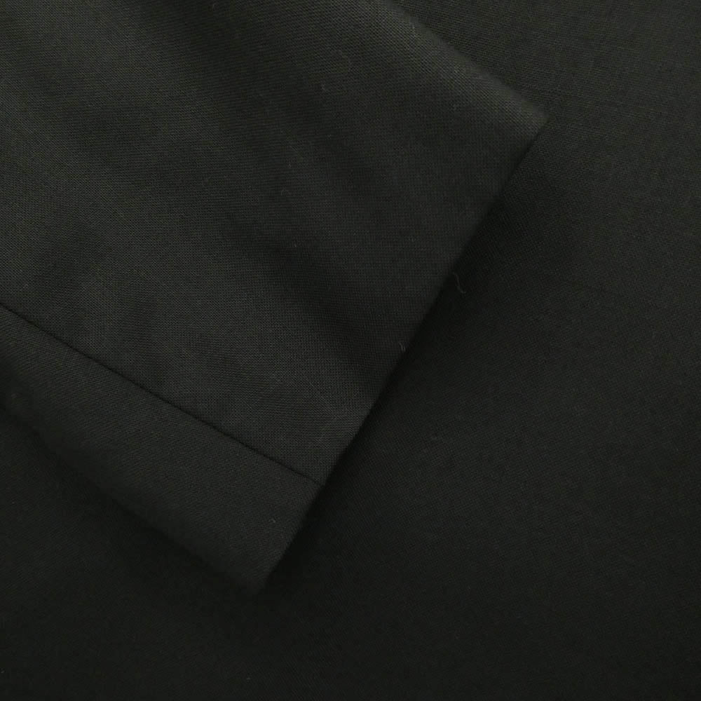 MAISON MARGIELA メゾンマルジェラ 18SS S50BN0336 四つタグ 10ライン NO COLLAR JACKET ノーカラー テーラードジャケット ブラック系 44【極上美品】【中古】