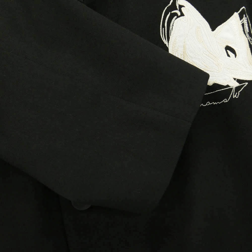 Yohji Yamamoto POUR HOMME ヨウジヤマモトプールオム HR-J71-506 WOMEN EMBROIDERY SERIES 6B 女優 刺繍 テーラード ジャケット ブラック系 2【中古】