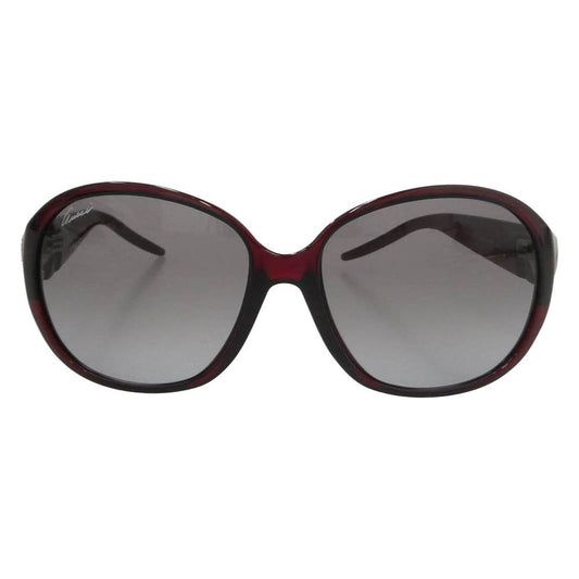 GUCCI グッチ 3530 BJBYE ハート ラインストーン インターロッキング バタフライ サングラス アイウェア ブラウン系 61□16　110【中古】
