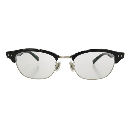 T-265 恒眸作 サーモント メガネ 眼鏡 アイウェア 51□19-147 ブラック系【中古】
