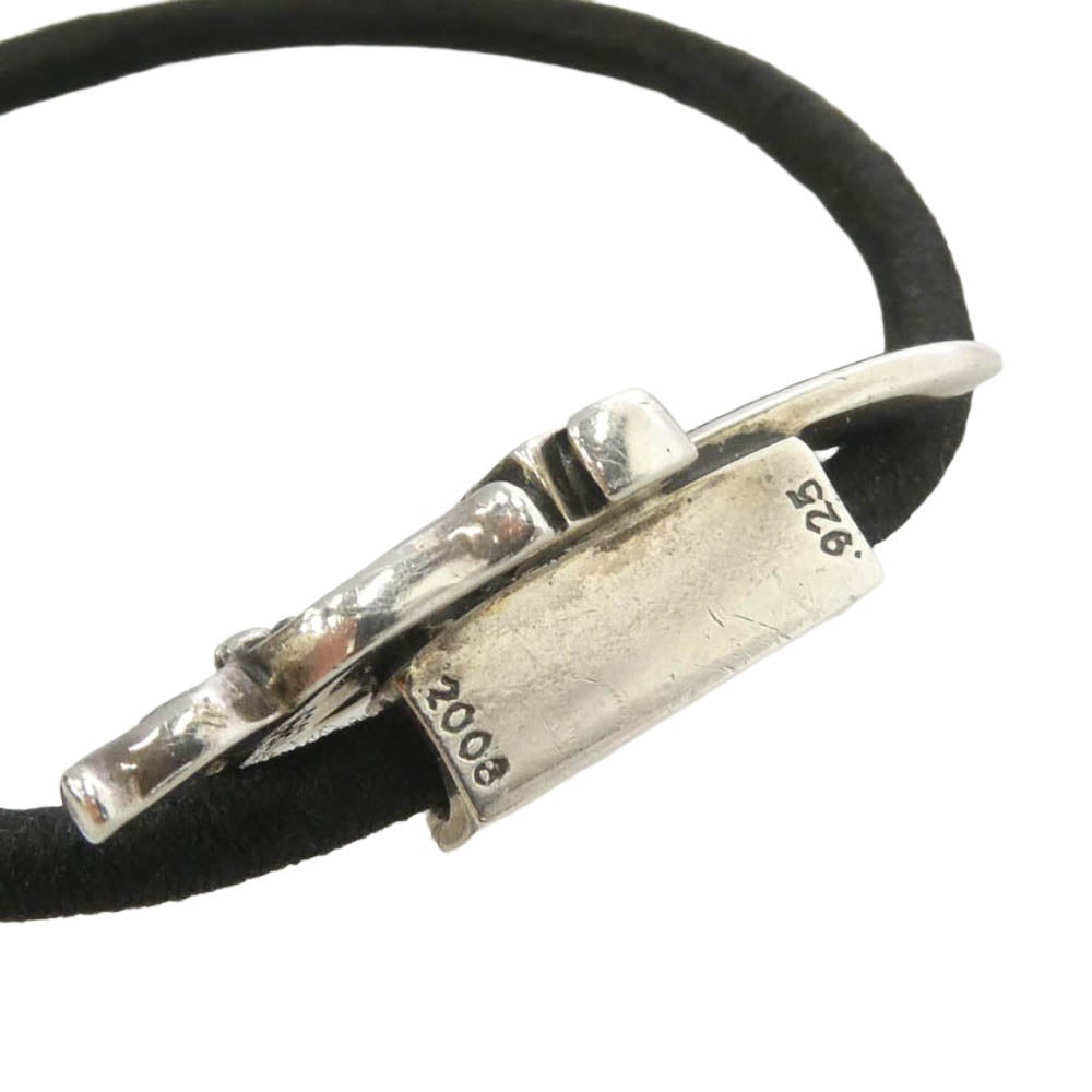 CHROME HEARTS クロムハーツ（原本無） HAIRBAND DAGGER ダガー ヘアバンド ヘアゴム コンチョ ブラック系【中古】