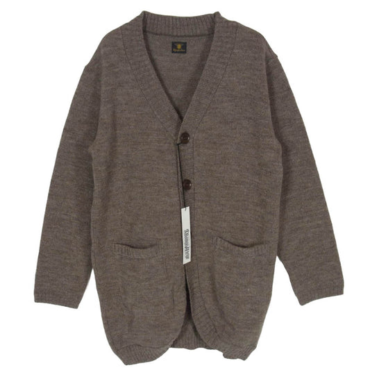 DJANGOATOUR ジャンゴアトゥール DN-15 classic knit longcardigan クラシック ニット カーディガン ダークブラウン系 2【極上美品】【中古】