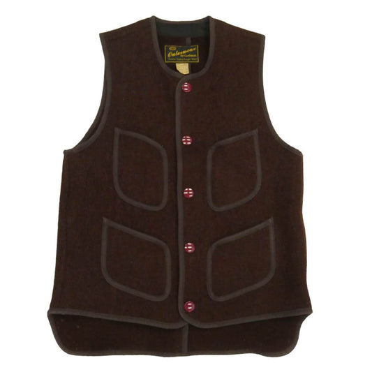 CUSHMAN クッシュマン 21152 Beach Cloth ビーチクロス ベスト ブラウン系 1 L【中古】