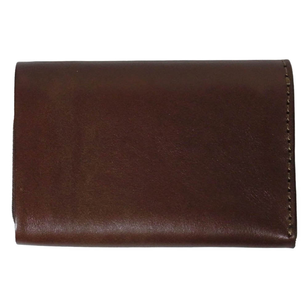 HERZ ヘルツ WS-10 レザー ミドルウォレット 財布 ブラウン系【美品】【中古】