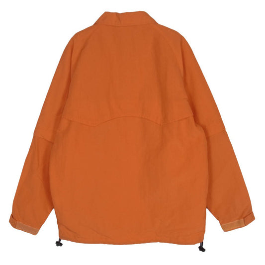 A BATHING APE アベイシングエイプ 初期 袖ジップ 半袖2Way ジャケット オレンジ系 S【中古】