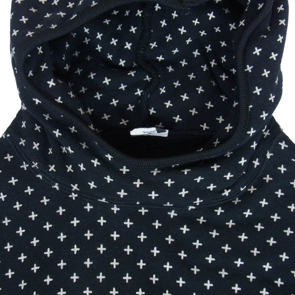 GOODENOUGH グッドイナフ GDEH クロスドット フーディー パーカー ダークネイビー系 XL【中古】
