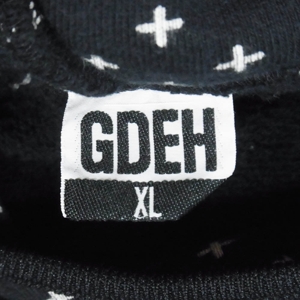 GOODENOUGH グッドイナフ GDEH クロスドット フーディー パーカー ダークネイビー系 XL【中古】