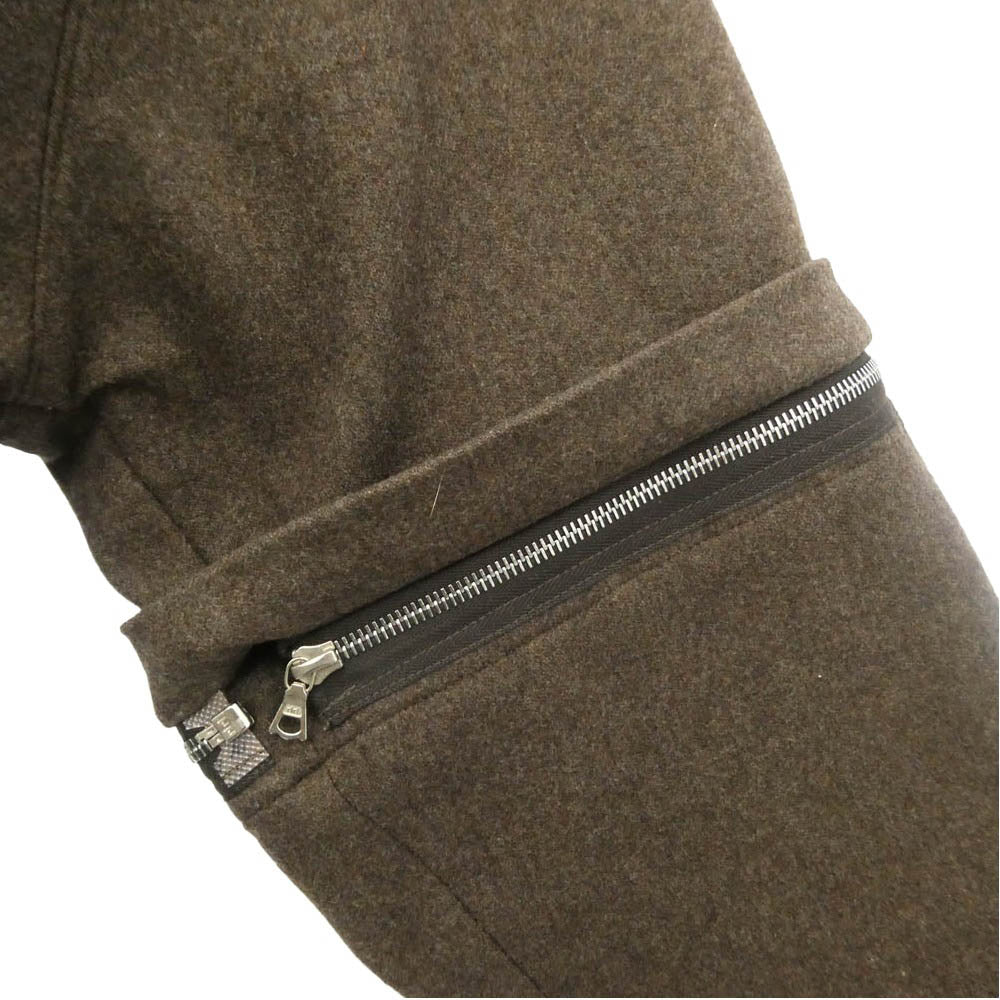 A BATHING APE アベイシングエイプ WINDSTOPPER ジップアップ ブルゾン ジャケット ブラウン系 XL【中古】