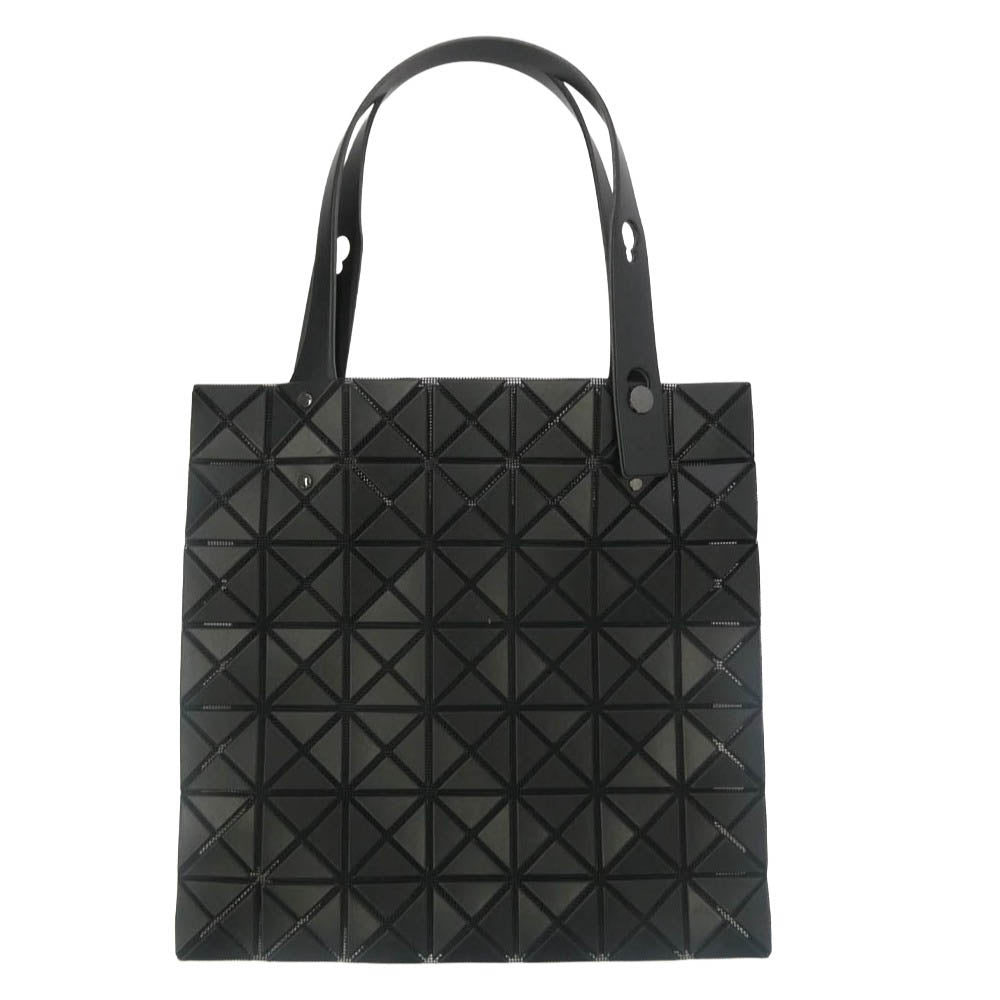 BAOBAO ISSEY MIYAKE バオバオ イッセイミヤケ BB63AG507 PRISM MATTE プリズム マット レザー メッシュ トート バッグ ブラック系【極上美品】【中古】