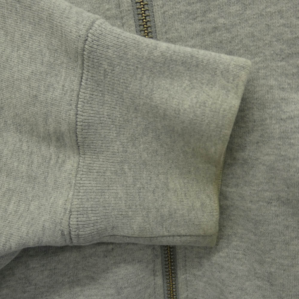 Supreme シュプリーム Double Hood Facemask Zip Up Hooded Sweatshirt ダブル フッド フェイスマスク ジップ アップ フーディー スウェットシャツ グレー系 L【中古】